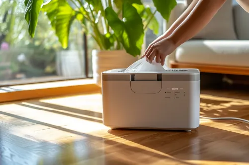 Installation facile d'un climatiseur portable.