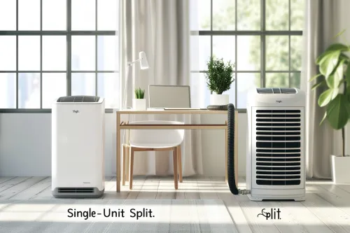 Climatiseurs mobiles :  rafraîchissement sans installation.